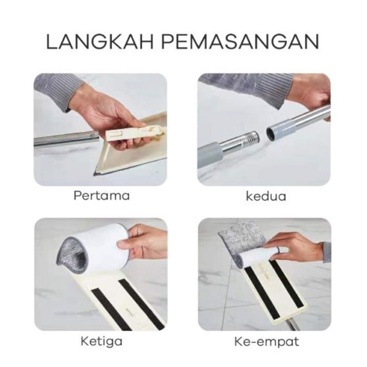 Ultra Pel Mop Alat Pel alat Pembersih lantai