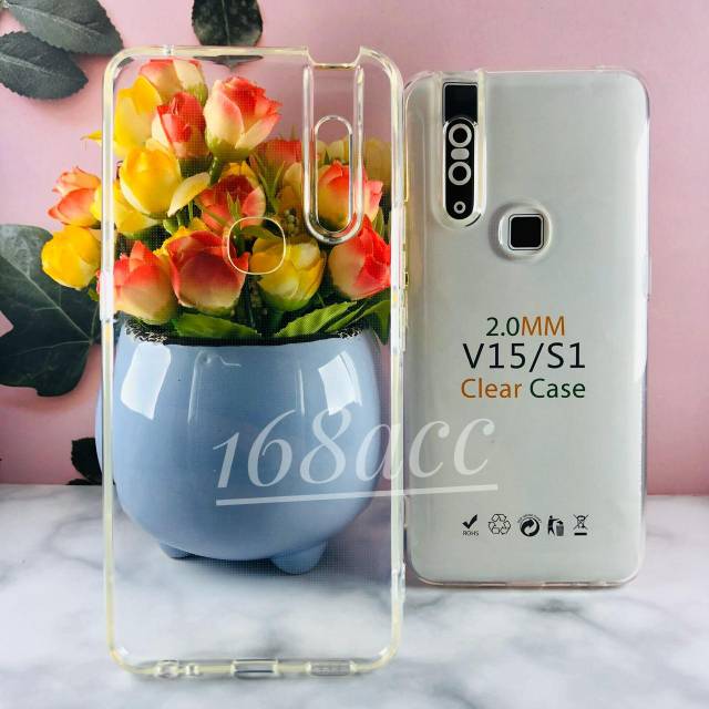 Silikon Jelly Bening Soft Case Vivo V15 S1 Softcase Bening  Anti Crack Premium Tebal Anti Jamur