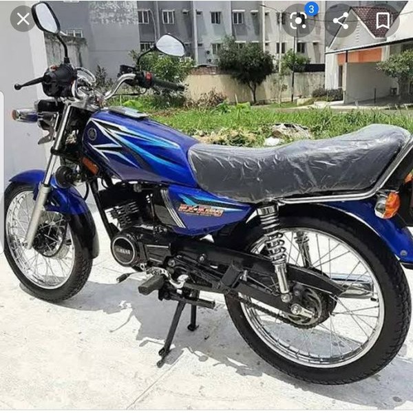 oke Striping Rx King 2005 Biru Yamaha Original Sticker Stiker Rx King