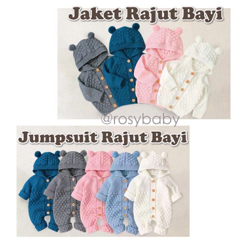 Jaket Bayi Rajut Baju cardigan rajut bayi Baju bayi Jaket bayi rajut cardigan bayi baju rajut hoodie