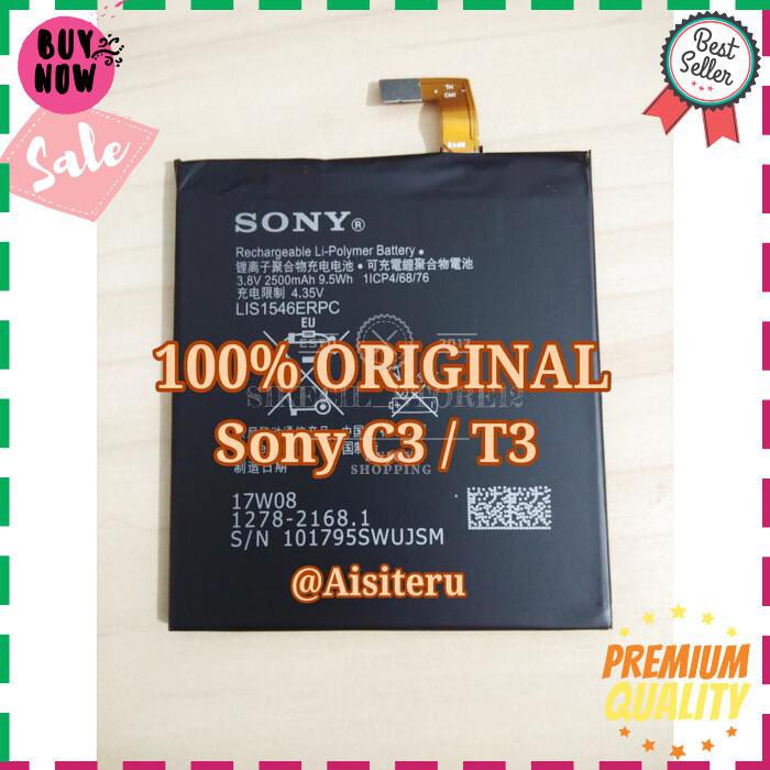 SONY C3 DUAL D2502 C2502 C2533 T3 D2533 D5103 . ORIGINAL BATRE
