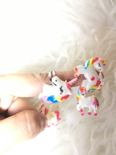 CLC01 Cincin Logam/Besi Unicorn 1pcs