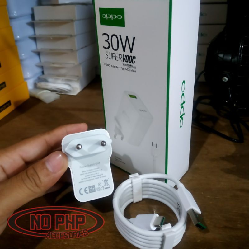 CHARGER OPPO RENO 3 / RENO 2F / FIND X / RENO 4 ORIGINAL 100% 30W USB TYPE C