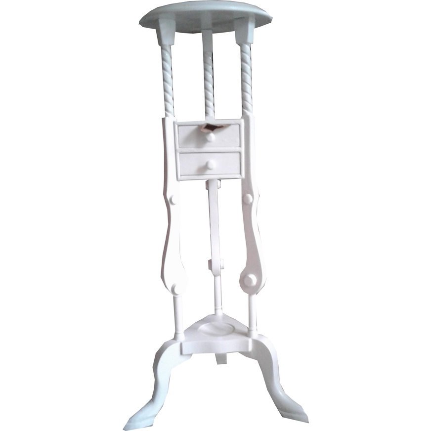 Meja Sudut Dua Laci - Tilavie - Kayu Utuh