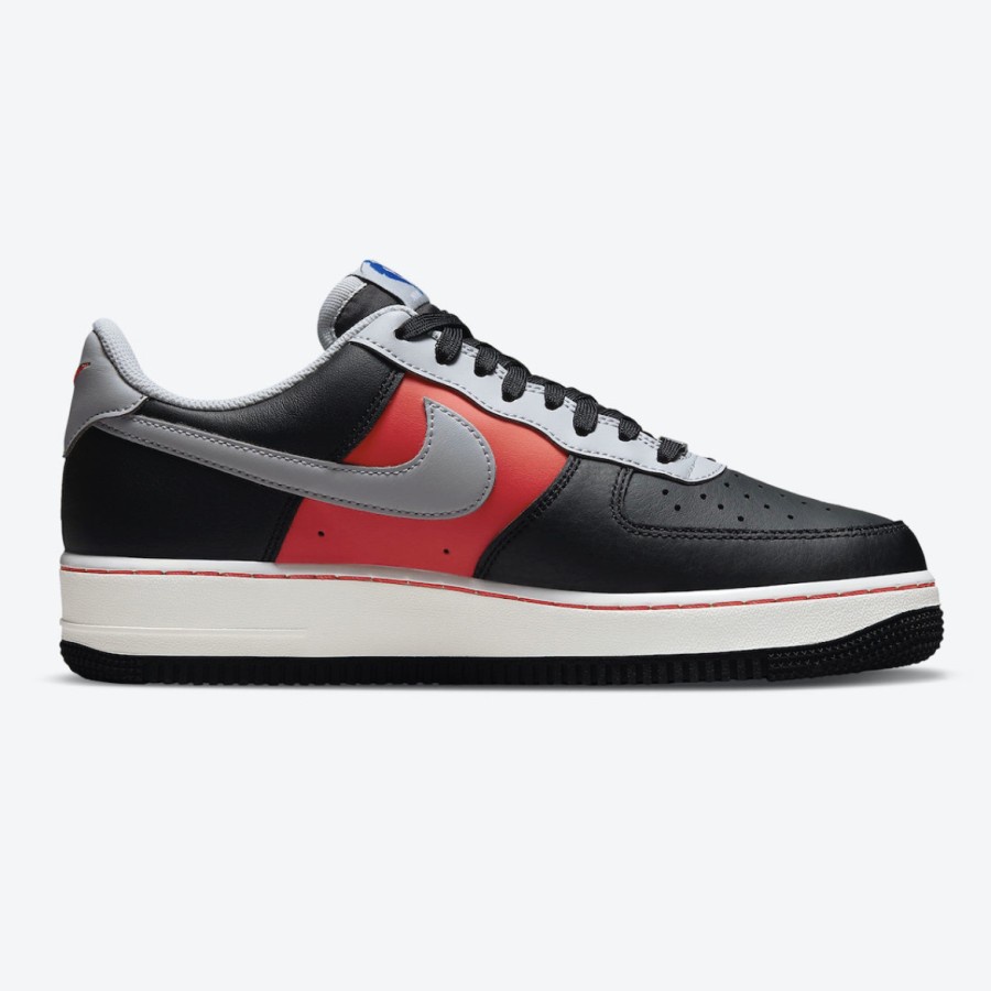 Nike Air Force 1 NBA 75th Anniversary Black Chilie Red
