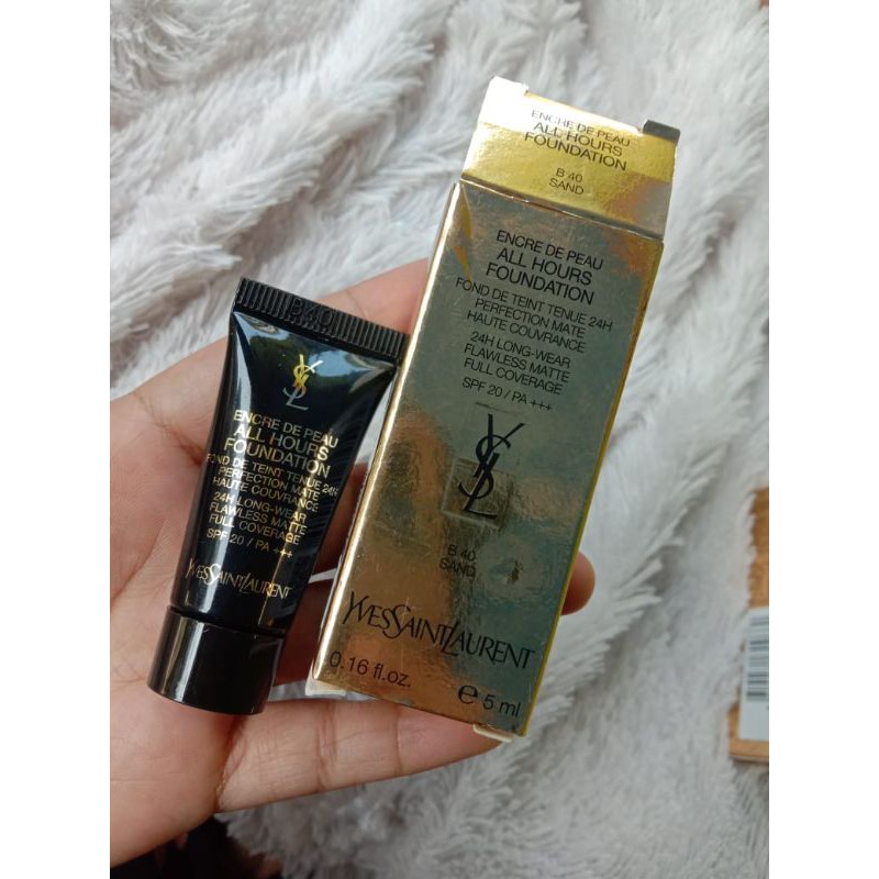 ORIGINAL 100% YSL ALL HOURS FOUNDATION 5ML