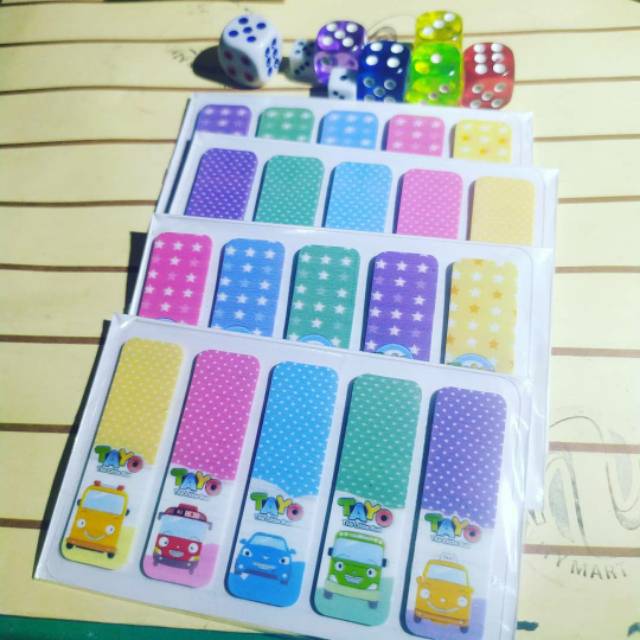 

Pembatas Buku Tayo 100 Pc (Sticky Notes /Stiker)