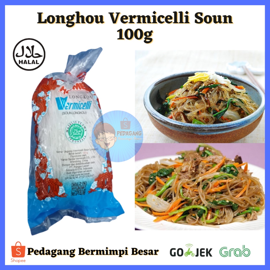 

Longhou Vermicelli Soun 100g/ Soun 100g/ Sohun/ Soun Longkou / Vermicelli/ Bihun/ Soun