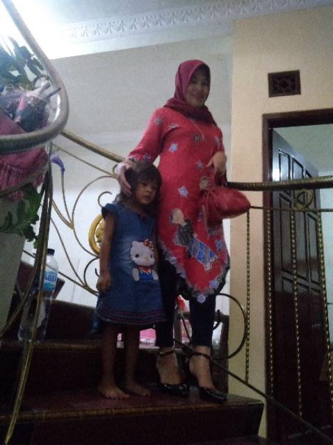 Tunik Batik Wanita Motif Mbok Jamu