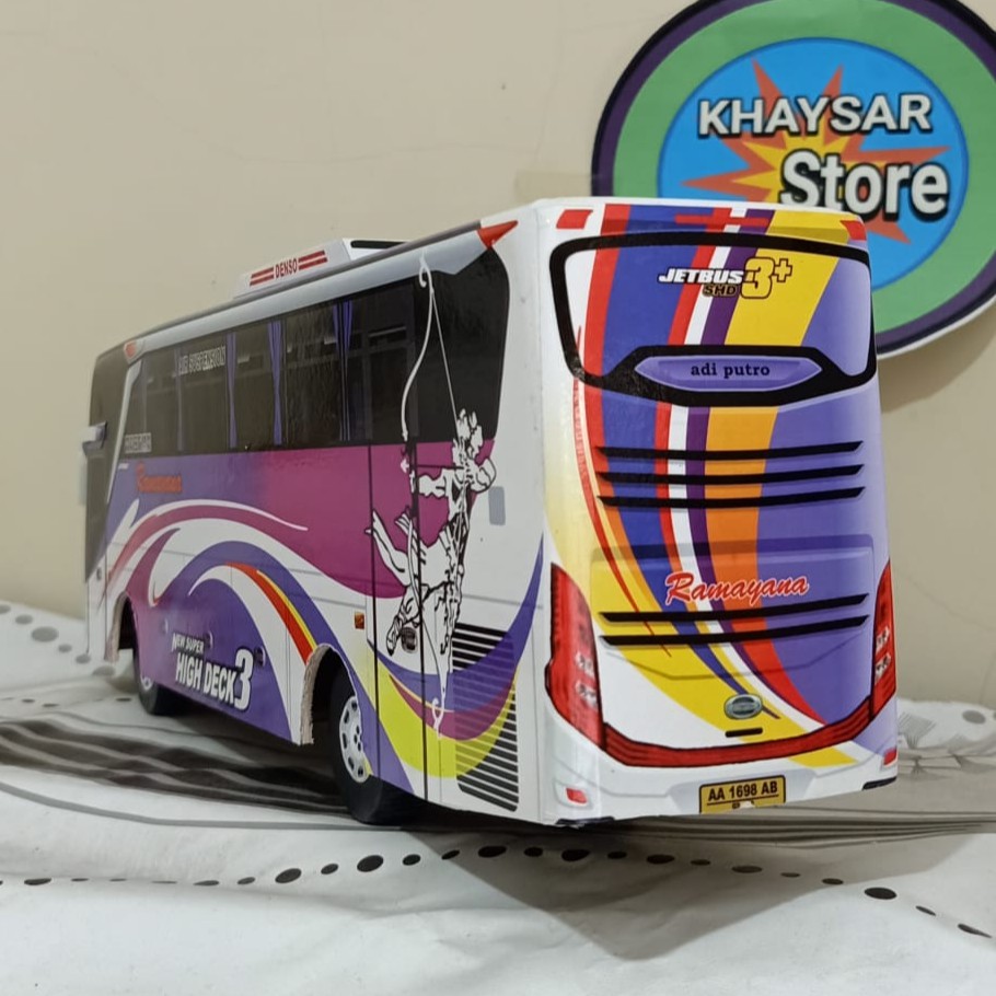 miniatur bus bis shd ramayana jb3 plus