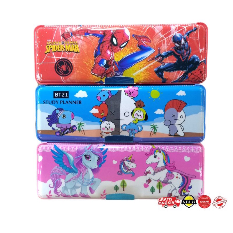 DISGRIP/Kotak pensil magnet+rautan/disgrip magnet/tempat pensil-7