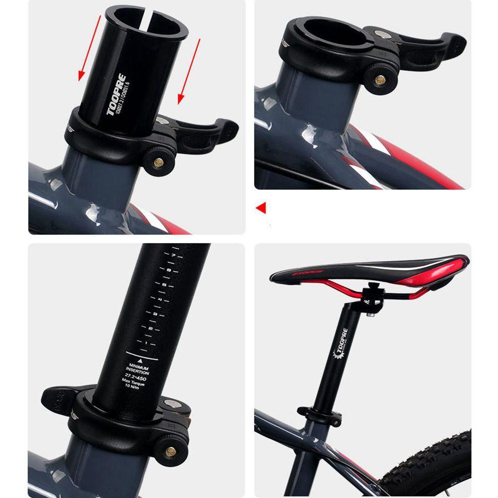 Suyo Seatpost Sepeda Bahan Aluminum Alloy Warna Hitam Ukuran 22.2 / 25.4 / 27.2 / 28.6 / 31.6mm