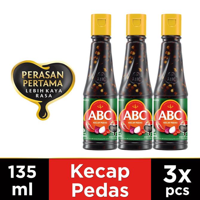 

[[COD]] ABC Kecap Pedas 135 ml - Multipack 3 pcs NEW Kode 106