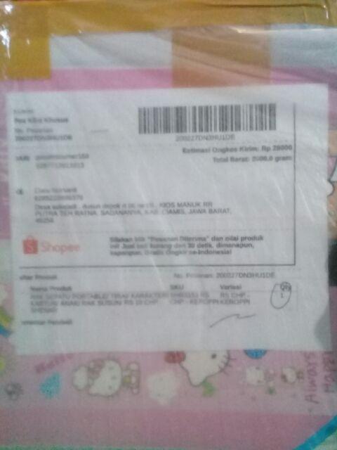 Rak Sepatu Portable/ Tirai/ Karakter/ Kartun/ Anak/ Rak Susun/ Rs 10 Chp , Shenar