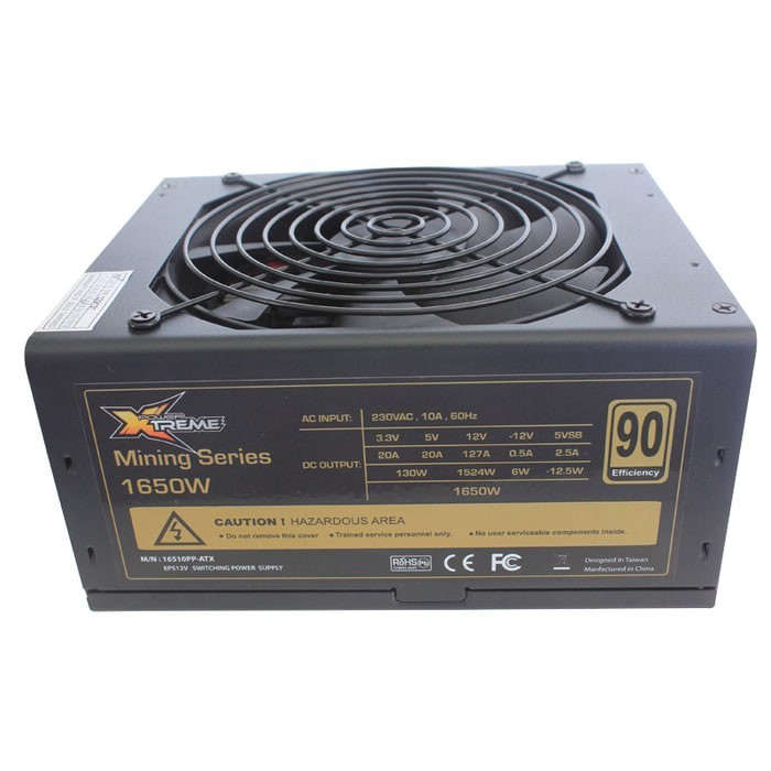 POWER SUPPLY 1650W XTREME MINING (KT1650PP) PSU XTREME 1650Watt XTREME