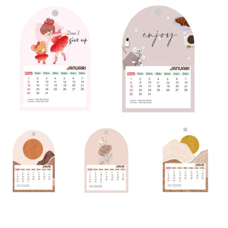 

Kalender Mini 2023/2024 | uk. 9,5 x 14 cm