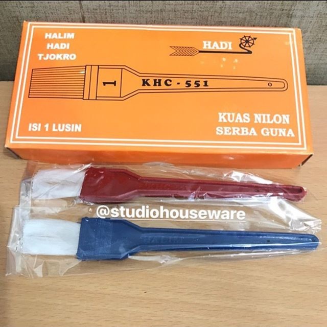 

Kuas Kue Nylon Nilon KHC inch isi 12 pcs