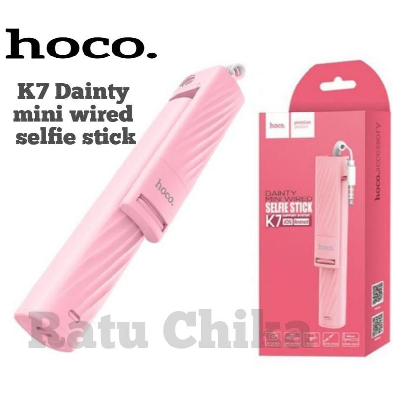 HOCO K7 SELFIE STICK PINK
