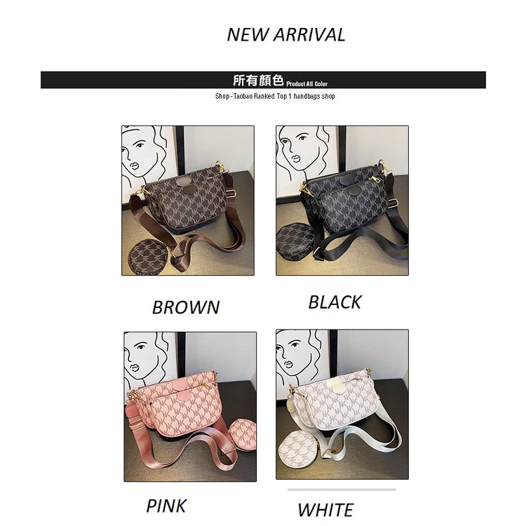 (2PC BISA IKG)GTBI998875800  New arrival  !!! Tas Selempang  Tas Wanita Import Premium+Wallet