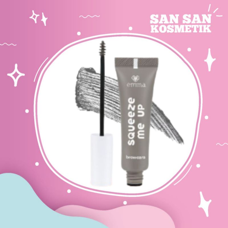Emina Squeeze Me Up Browcara Ashy/Woody/Clear (Maskara alis)