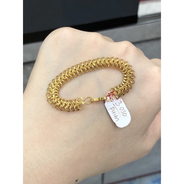 Gelang anak / gelang bayi rantai double 375