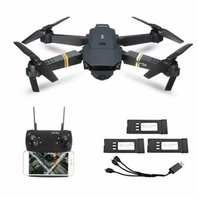 Drone Eachine E58 Camera wifi Altitude Hold 3batre