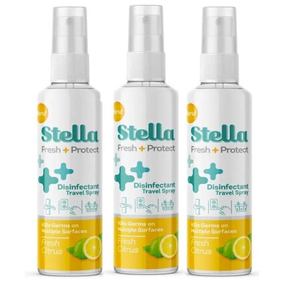 Stella Fresh &amp; Protect Disinfectant Travel Spray Fresh Citrus 100ml