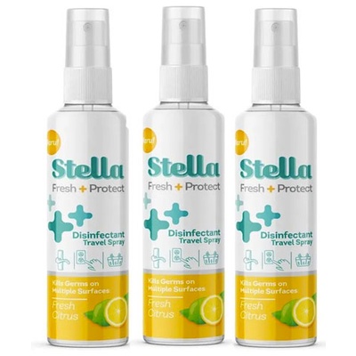 Stella Fresh &amp; Protect Disinfectant Travel Spray Fresh Citrus 100ml