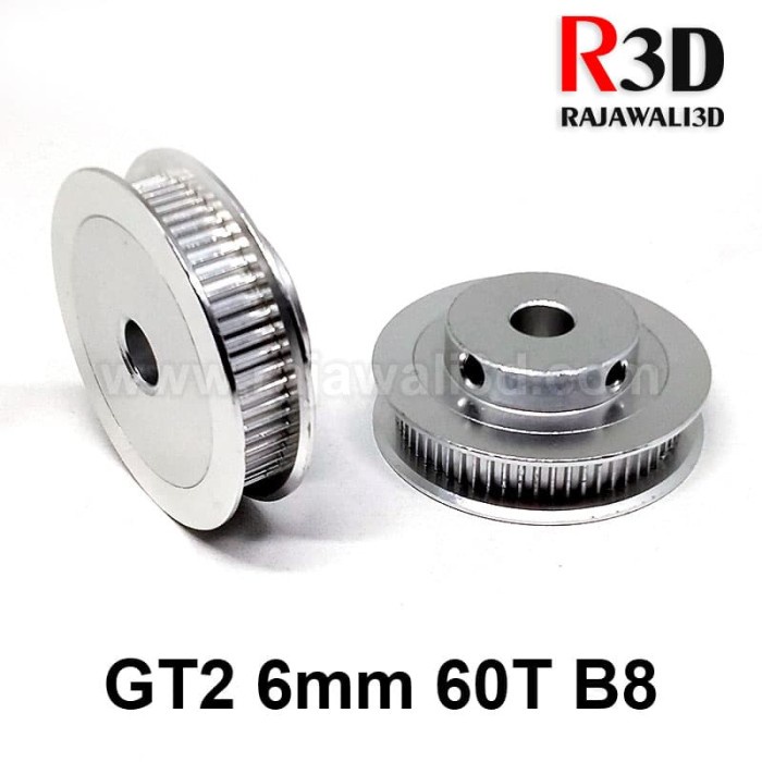 GT2 TIming Pulley 60 Teeth Bore 8mm Belt 6mm