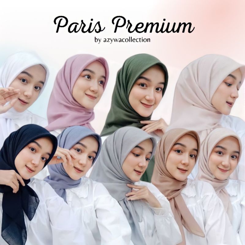 PARIS PREMIUM BY AZYWACOLLECTION PART 1 / KERUDUNG ANTI LEPEK / KERUDUNG PARIS PREMIUM PART 1 TEGAK 