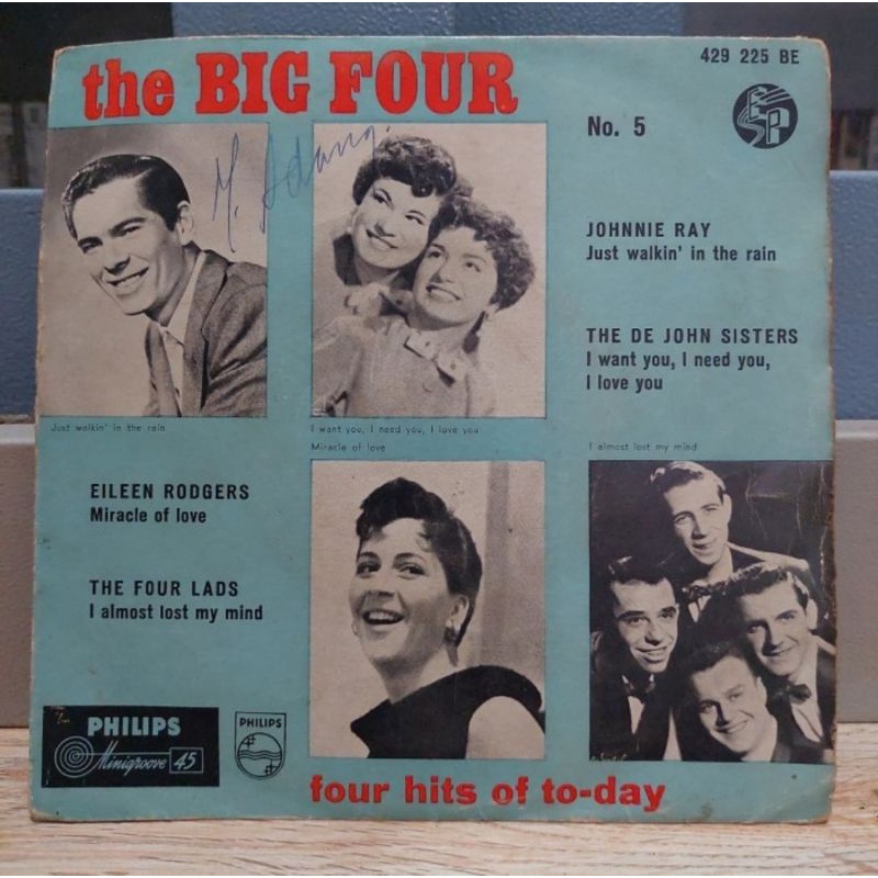 Kaset Vinyl Piringan Hitam 7&quot; The Big Four