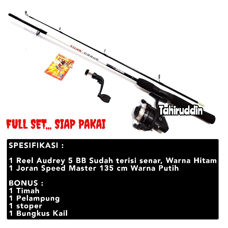 Set Pancing 5 Bearing Joran Sambung Speed Master 1.35 Meter