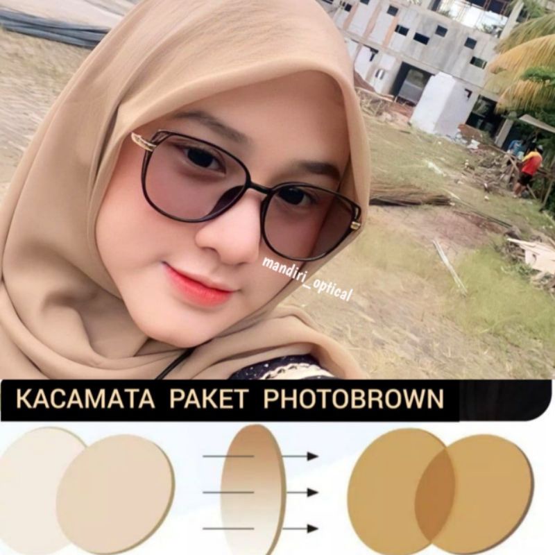 Frame kacamata paket frame+lensa PHOTOCROMIC BROWN | Kacamata antiradiasi | kacamata wanita | kacamata murah | kacamata fashion | kacamata kekinian | kacamata photocromic | kacamata cat eye | kacamata murah | kacamata minus | kacamata wanita