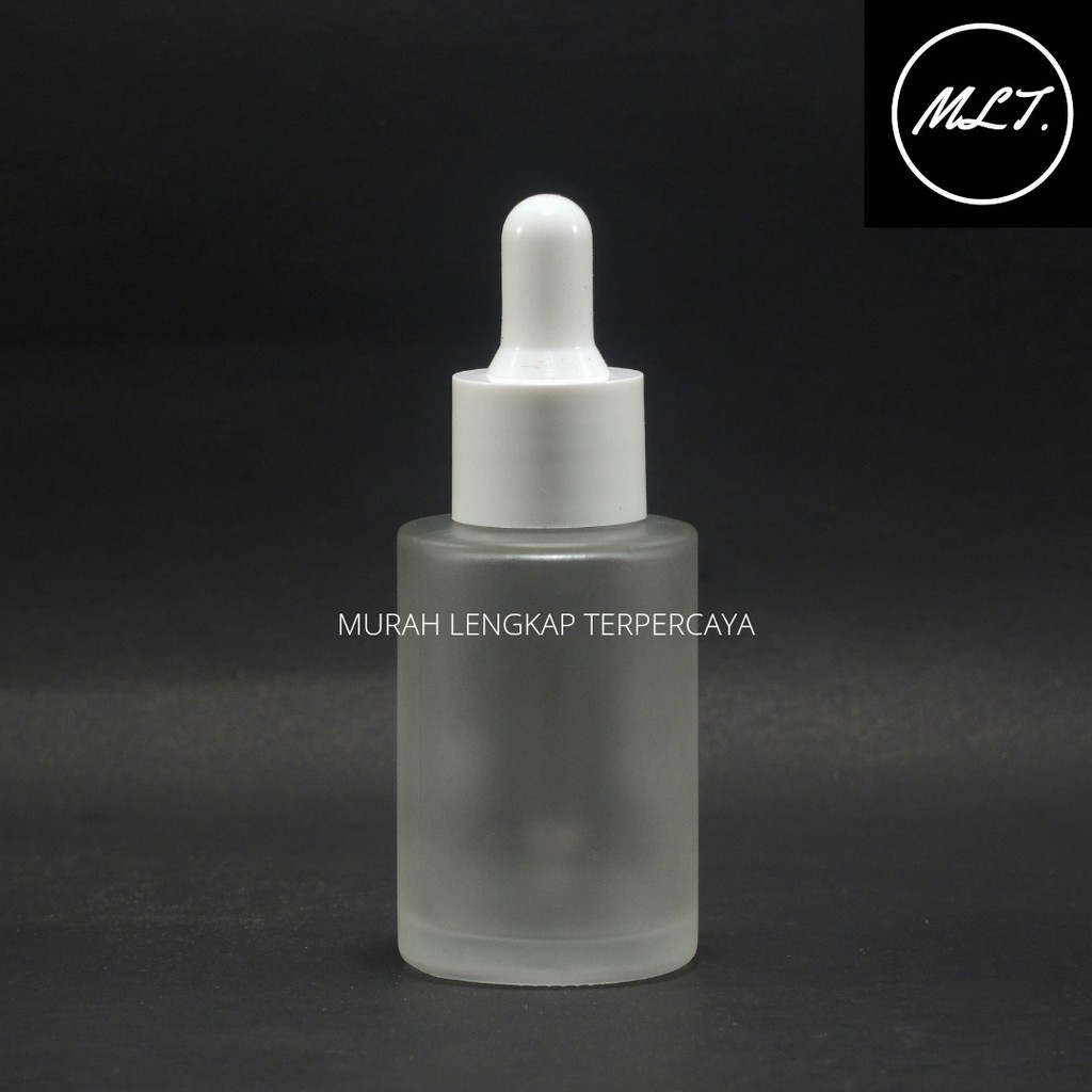 BOTOL KACA PIPET 30ML FROSTED / BOTOL LIQUID 30ML BOTOL PIPET 30ML FROSTED