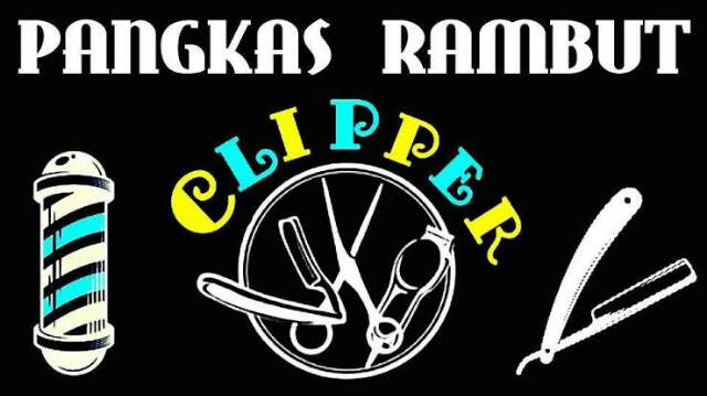 Gambar Baliho Pangkas  Rambut  desain  spanduk keren