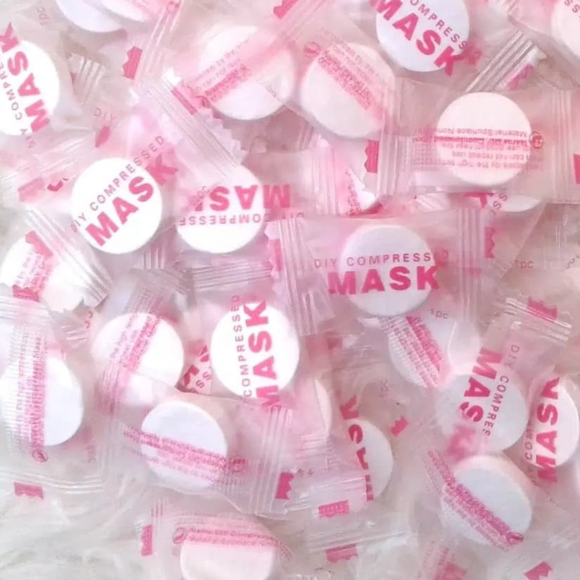 ❤ RATU ❤ Compressed Paper Mask Sheet | Kapas Toner Tipis Make up Wajah Compress Masker Kertas Ajaib
