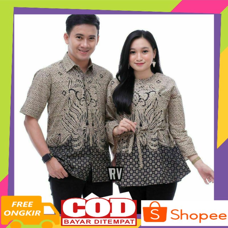 Batik Sarimbit Couple Set Batik Couple Motif Semi