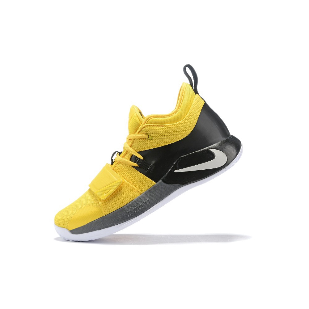 Sepatu Basket Desain Nike Paul George Pg2 5 Warna Kuning Hitam Untuk Pria Wanita Shopee Indonesia