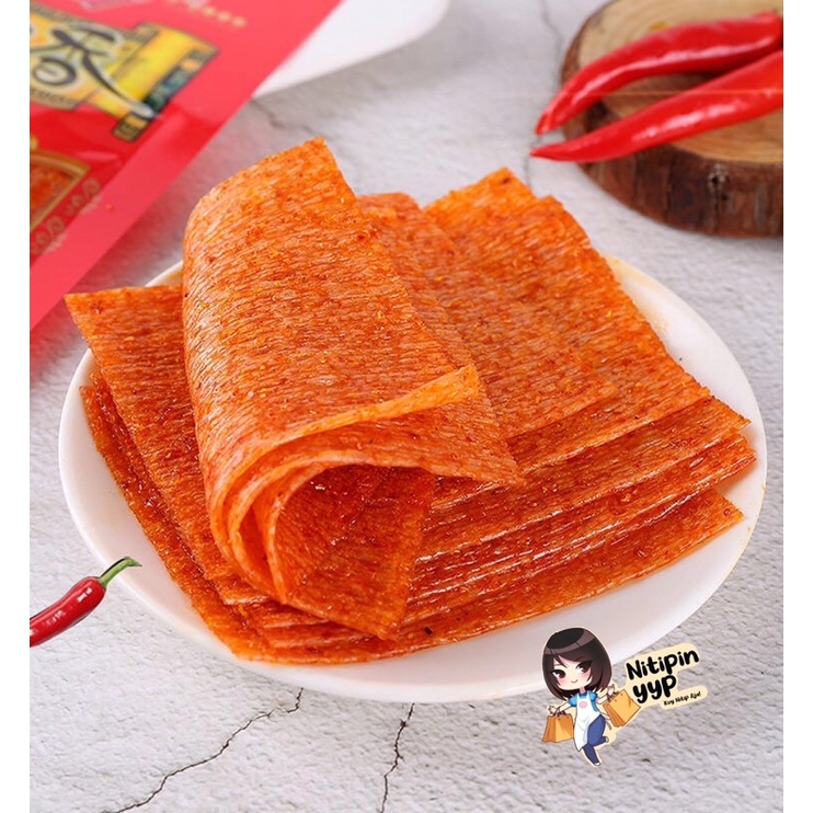 [Viral BEST SELLER] DaLaPian LaTiao - ZuiBaXiang Big LATIAO Gede - Spicy Tofu Gluten Skin Strip Snack CHlNA Halal - Kulit Tahu Pedas Vegetarian