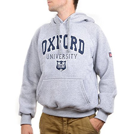 oxford university hoodie grey