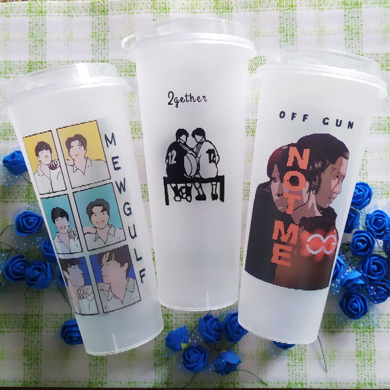 REUSABLE CUP thailand 2gether brightwin / holy trinity / the gifted / mewgulf  fankit thai