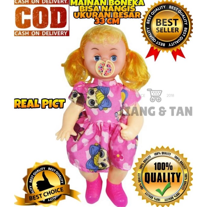 Promo Ukuran Besar Mainan Anak Perempuan Bayi Boneka Susan Bisa Nangis