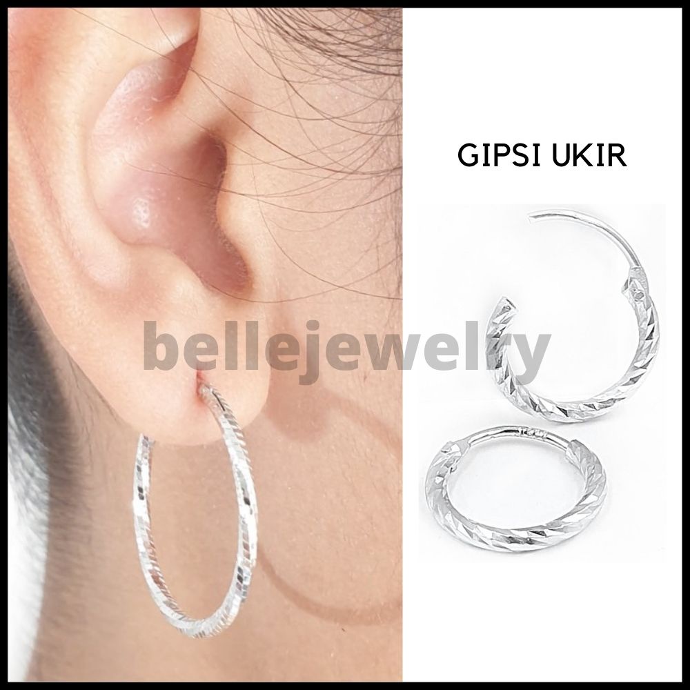 Anting Bulat Perak - Anting Bayi Perak - Anting Perak Asli 925 Untuk Dewasa Beloved Jewelry