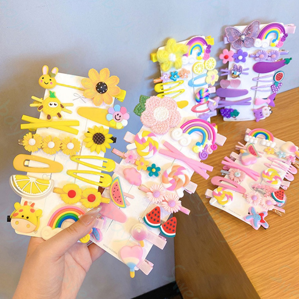 SweetyBayi Ikat rambut korea rambut Jepitan rambut anak Hair clip anak 14pcs