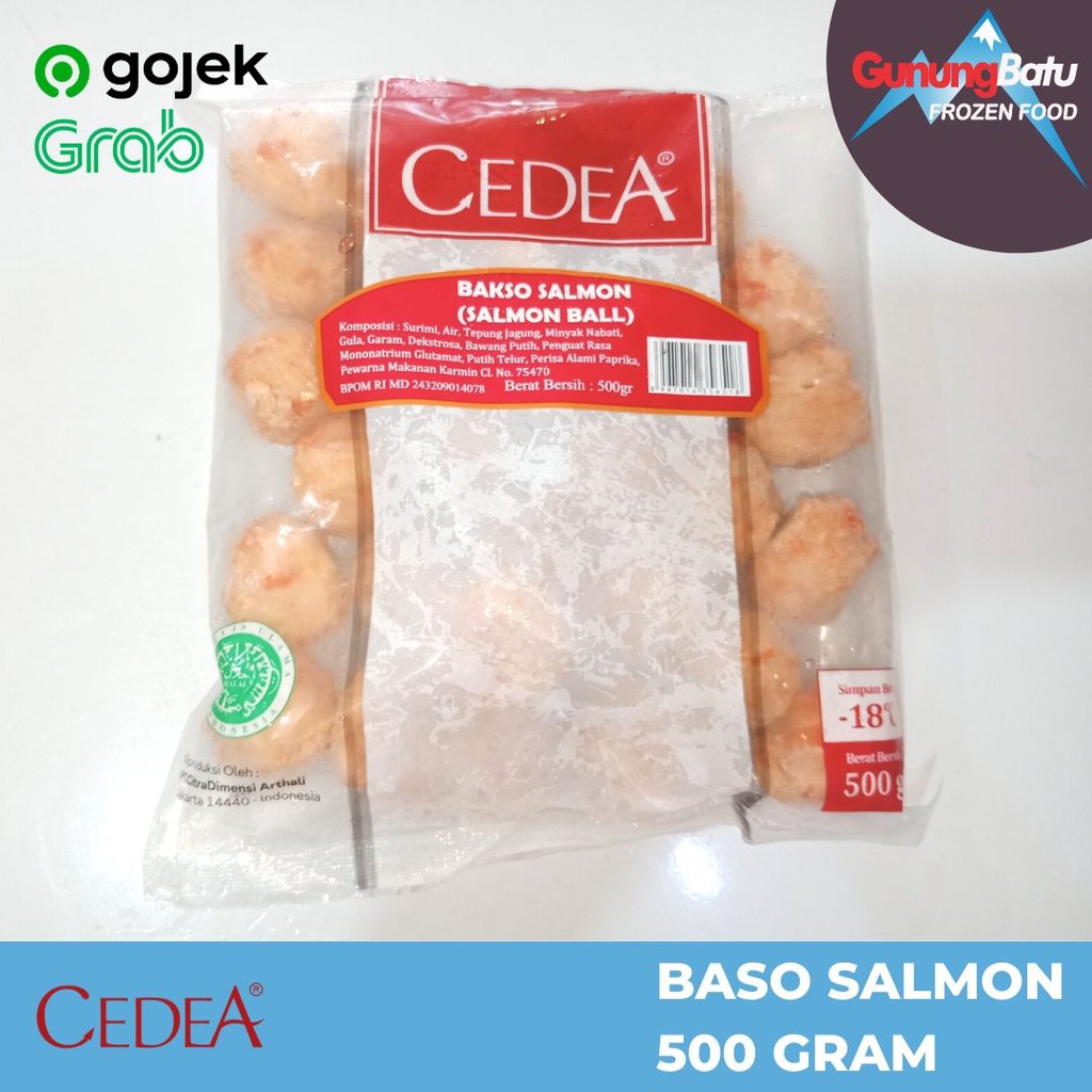 

CEDEA SALMON BALL 500 GRAM UNTUK STEAMBOAT