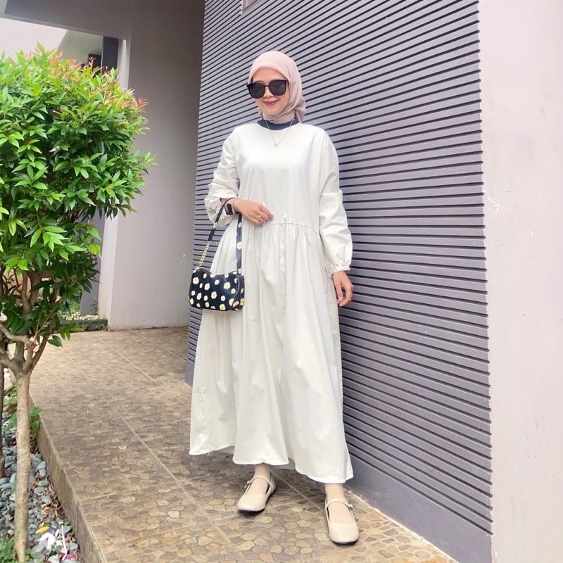fazza midi dress polos / dress  / gamis