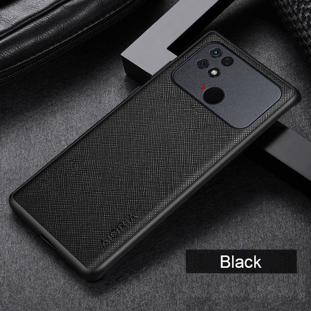 XIAOMI POCO C40 SOFT CASE CANVAS CROSS PATTERN