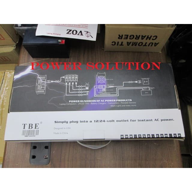 Power Inverter Tbe 5000W+Plus Charger, Dc to ac power inverter