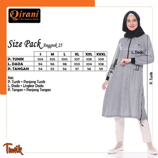 Baju Wanita Baju Tunik Wanita Qirani Anggrek25 Hitam Baju Wanita Baju Tunik Wanita Qirani Anggrek25 Hitam