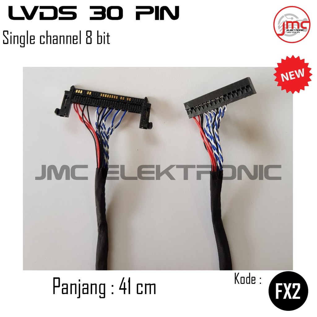 1PCS KABEL LVDS LED 30PIN DAN 51PIN 1 CHANNEL 2 CHANNEL 1CH 2CH 8BIT